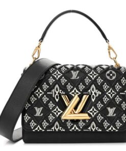 Louis Vuitton Quilted Monogram Shoulder Bag – Black & White Edition